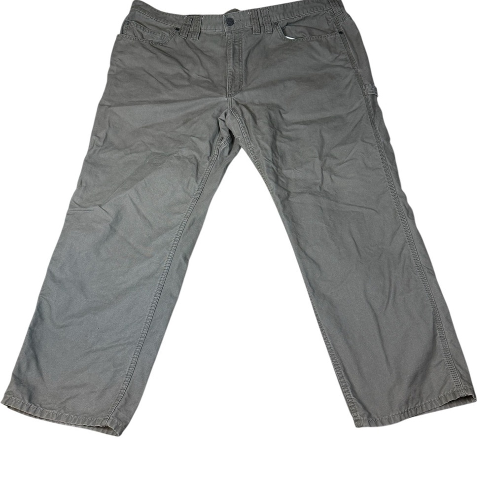 Ridgecut Mens Toughwear Pants Canvas Flex Straight Fit Workwear Cargo 46X30